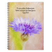 Blume des Glaubens Promises Button-Blume-Notebook Notizblock (Vorderseite)