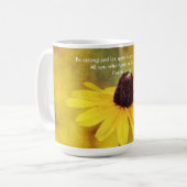 Blume des Glaubens Psalm 31:24 Tasse der wilden Bl (Vorderseite Links)