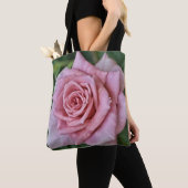 Blume des Glaubens Rosa Tasche Matthew 6:21 (Von Nahem)