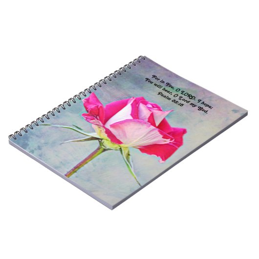 Blume des Glaubens Rose Hope Prayer Journal Notizblock (Linke Seite)