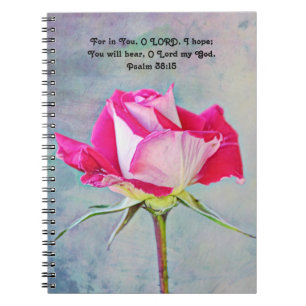 Blume des Glaubens Rose Hope Prayer Journal Notizblock