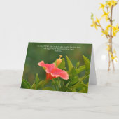 Blume des Glaubens Schöne Blume und Schrift Karte (Gelbe Blume)