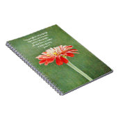 Blume des Glaubens Zinnia Geschenkartikelbuch Notizblock (Rechte Seite)