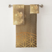 Blume des Goldglanzes Badhandtuch Set (Insitu)