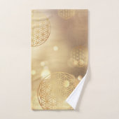 Blume des Goldglanzes Badhandtuch Set (Handtuch)