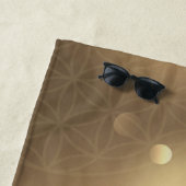 Blume des Goldglanzes Strandtuch (Beispiel)