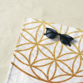 Blume des Goldlebens Strandtuch (Beispiel)