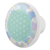 Blume des grünen Lebens, Keramikknauf (Rechts)