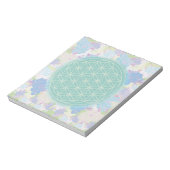 Blume des grünen Lebens, Notizblock (Rotiert)