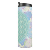 Blume des grünen Lebens, Thermosbecher (Nach rechts gedreht)