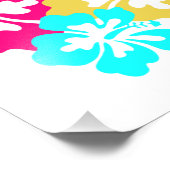 Blume des hawaiianischen Hibiskus Fotodruck (Ecke)