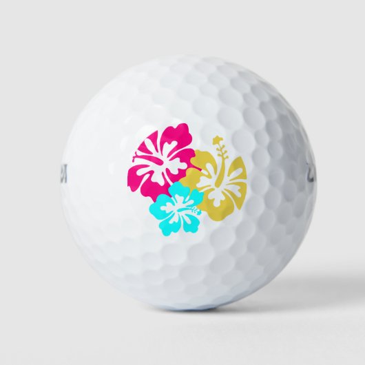 Blume des hawaiianischen Hibiskus Golfball (Vorderseite)