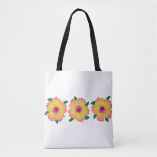 Blume des hawaiianischen Hibiskus Tasche
