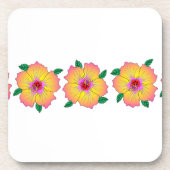 Blume des hawaiianischen Hibiskus Untersetzer (Vorderseite)