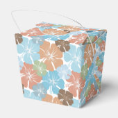 Blume des hawaiianischen tropischen Hibiskus Geschenkschachtel (Rückseite)