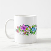 Blume des hawiitischen Hibiskus Kaffeetasse (Links)
