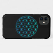 Blume des heiligen Geometriesymbols im alten Zen Case-Mate iPhone Hülle (Rückseite (Horizontal))