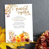 Blume des Herbstes dankbar für die gemeinsame Enga Einladung