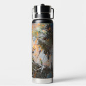 Blume des Herbstes Trinkflasche (Hinten)