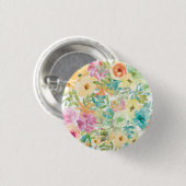 Blume des Herzens Button (Vorne & Hinten)