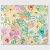 Blume des Herzens Geschenkpapier (Flach)