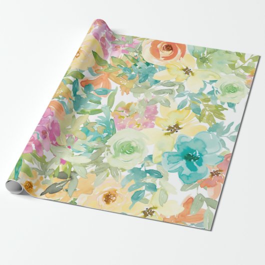 Blume des Herzens Geschenkpapier (Ungerollt)