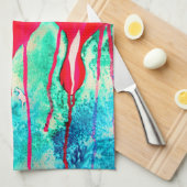 Blume des Herzens Geschirrtuch (Viertel Falte)