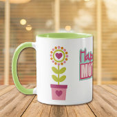 Blume des Herzens - Muttertag Tasse