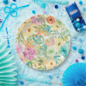 Blume des Herzens Pappteller (Party)
