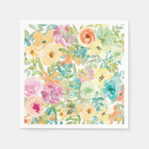 Blume des Herzens Serviette