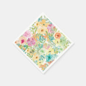 Blume des Herzens Serviette (Ecke)