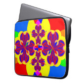 Blume des Herzens von Kenneth Yoncich Laptopschutzhülle (Vorderseite Links)