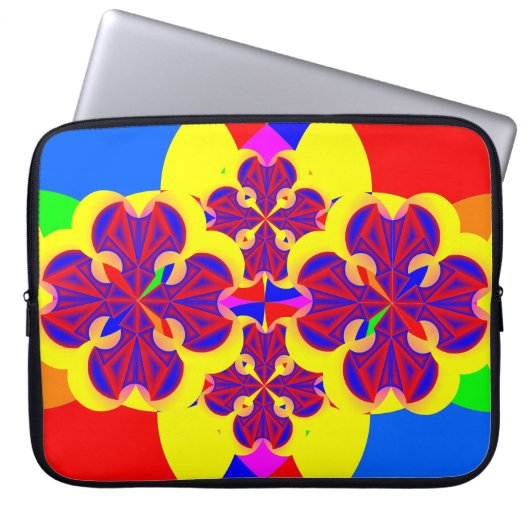 Blume des Herzens von Kenneth Yoncich Laptopschutzhülle (Vorderseite)