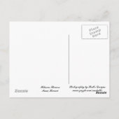 Blume des Hibiskus Hawaii Postkarte (Rückseite)