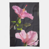 Blume des Hibiskus in Profil Küchentuch (Vertikal)