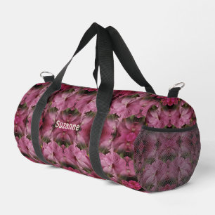 Blume des Hibiskus multipliziert Vintag Personalis Duffle Bag