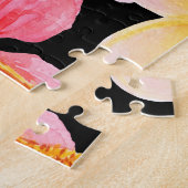 Blume des Hibiskus Plumeria Puzzle (Seite)