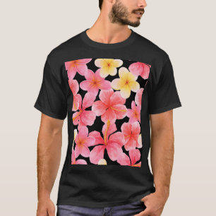 Blume des Hibiskus Plumeria T-Shirt