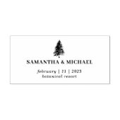 Blume des Hochwaldes Zeichnend Hand Permastempel (Design)