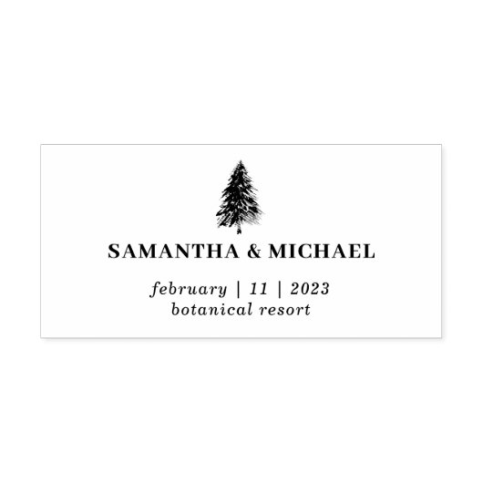 Blume des Hochwaldes Zeichnend Hand Permastempel (Design)