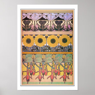Blume des Jugendstils, Mucha Poster