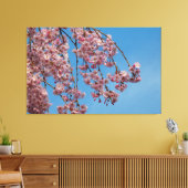 Blume des Kirschbaumes Leinwanddruck (Insitu (Wohnzimmer))