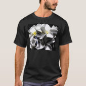 Blume des künstlerischen Plumeria T-Shirt (Vorderseite)