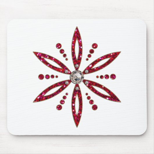 Blume des Lebens - Aphrodite Amulett Mousepad (Vorne)