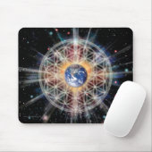 Blume des Lebens auf Erde Mousepad (Mit Mouse)