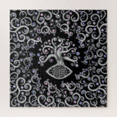 Blume des Lebens - Augentropfen Puzzle (Vertikal)