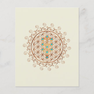 Blume des Lebens, Baum des Lebens, Kabbalah, Sephi Flyer