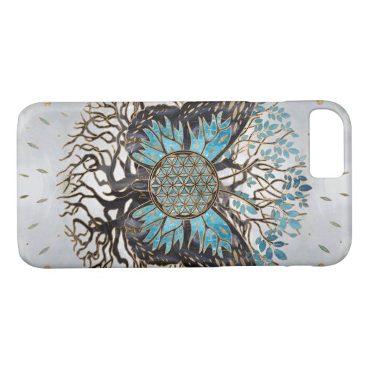 Blume des Lebens - Baum des Lebens - Schmetterling Case-Mate iPhone Hülle (Rückseite (Horizontal))