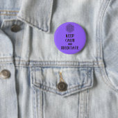Blume des Lebens - BEHALTEN KALM und MEDITAT Button (Beispiel)