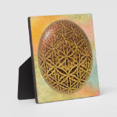 Blume des Lebens / Blume des Lebens - Ballgitter G Fotoplatte (Vorderseite)